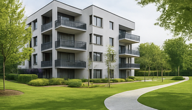 Gewerbliche Außenanlage